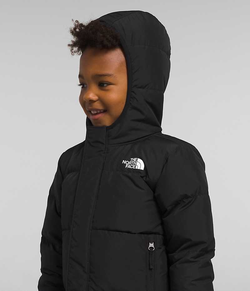 The North Face North Kukuletalı Aşağı Ceket Erkek Çocuk Siyah | TÜRKIYE RFLS