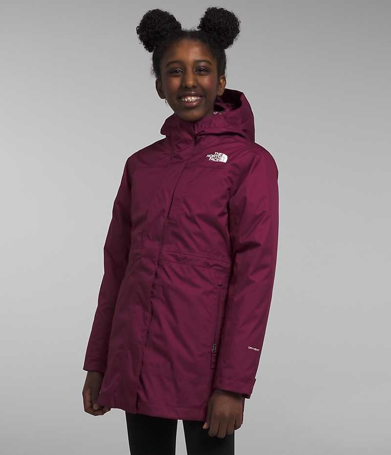 The North Face North Triclimate® Aşağı Ceket Kiz Çocuk Bordo | TÜRKIYE QXLE