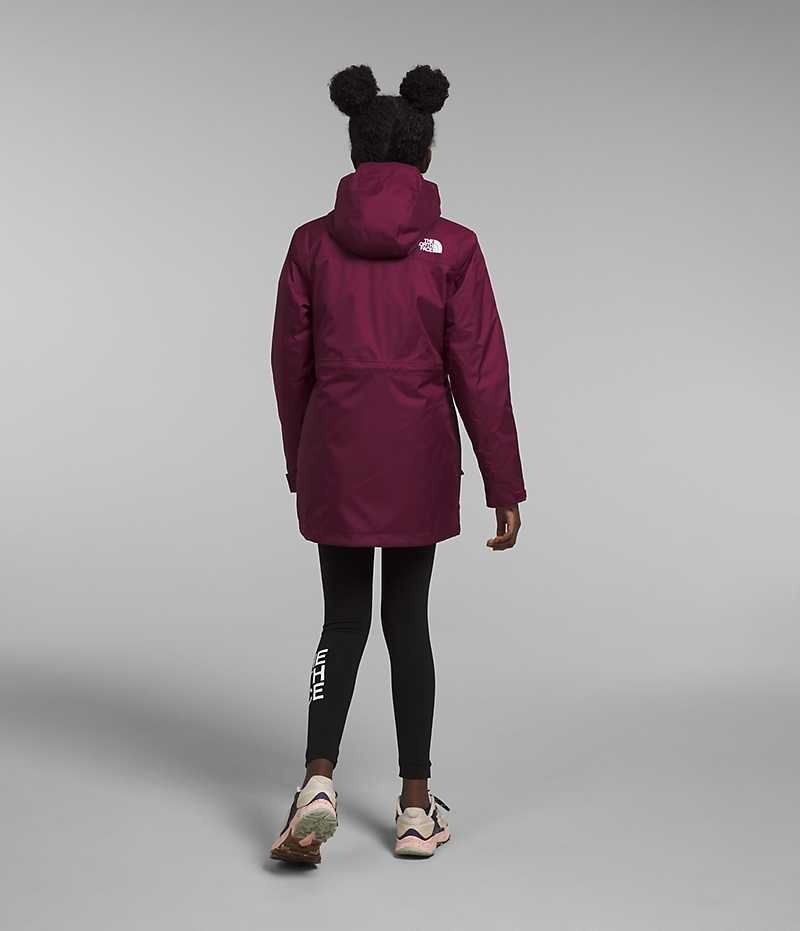 The North Face North Triclimate® Aşağı Ceket Kiz Çocuk Bordo | TÜRKIYE QXLE