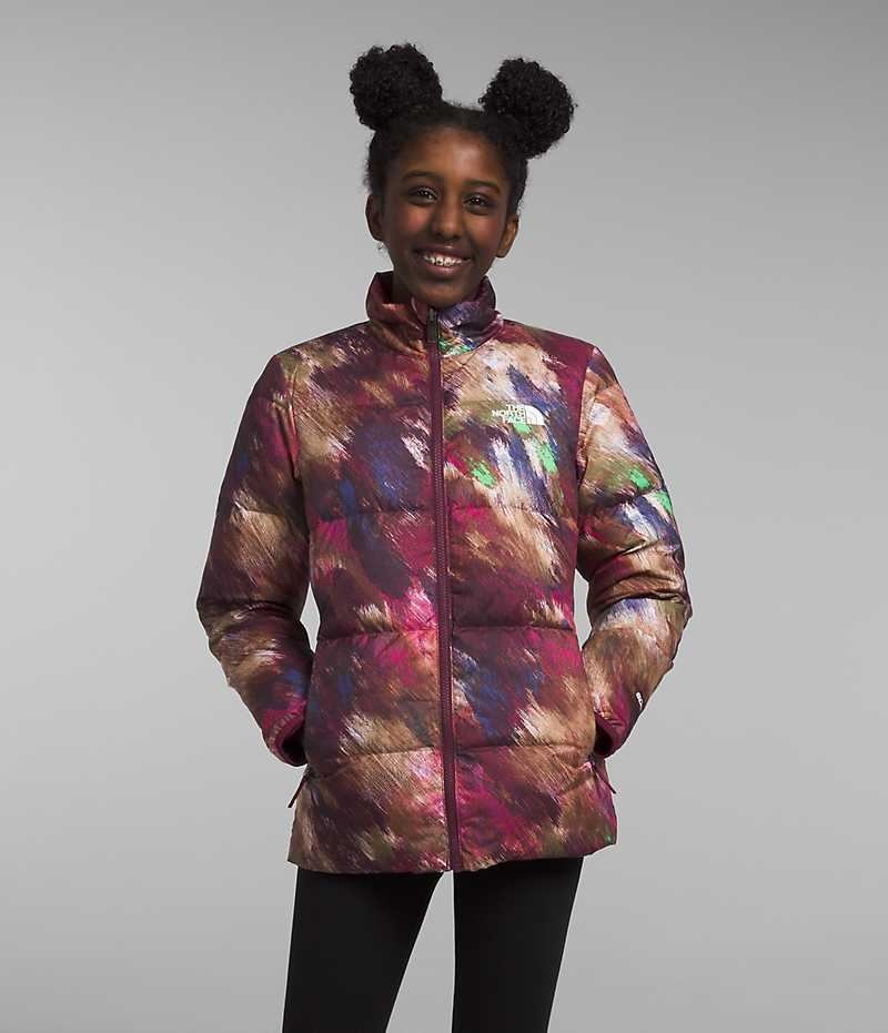 The North Face North Triclimate® Aşağı Ceket Kiz Çocuk Bordo | TÜRKIYE QXLE