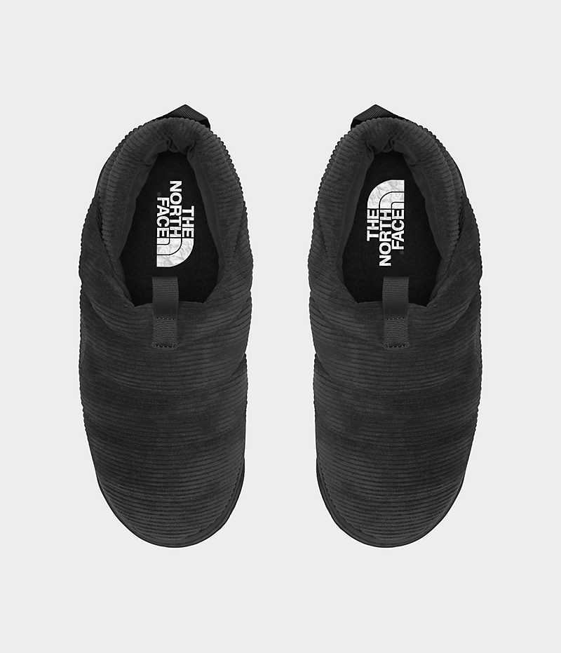 The North Face Nuptse Corduroy Mules Kadın Siyah | TÜRKIYE WPMJ