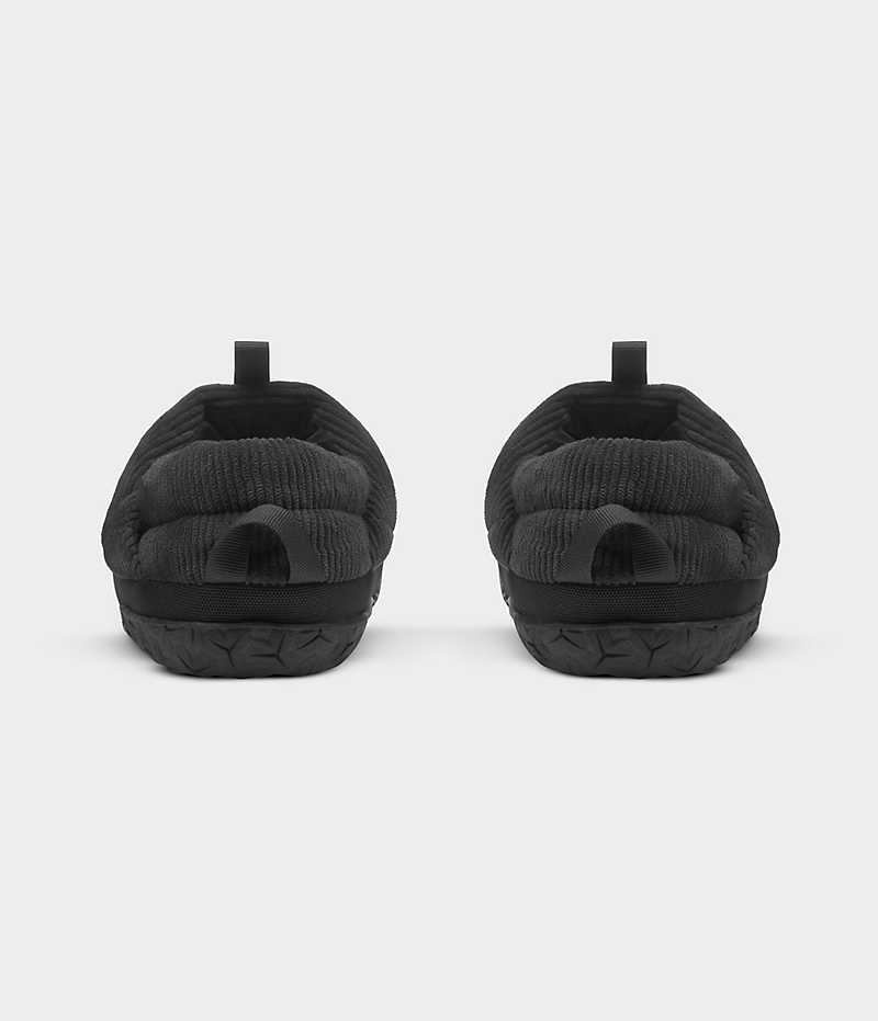 The North Face Nuptse Corduroy Mules Kadın Siyah | TÜRKIYE WPMJ