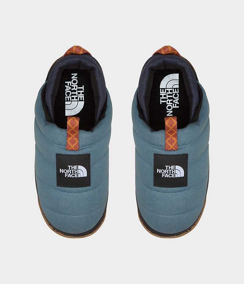The North Face Nuptse Denim Mules Kadın Mavi | TÜRKIYE QVDC