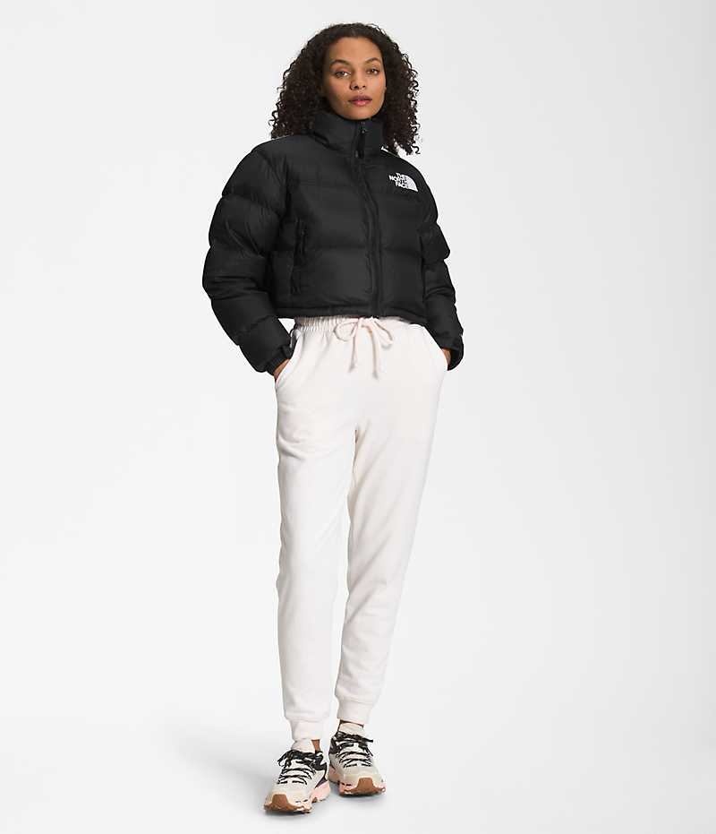 The North Face Nuptse Kısa Aşağı Ceket Kadın Siyah | ISTANBUL ENAY