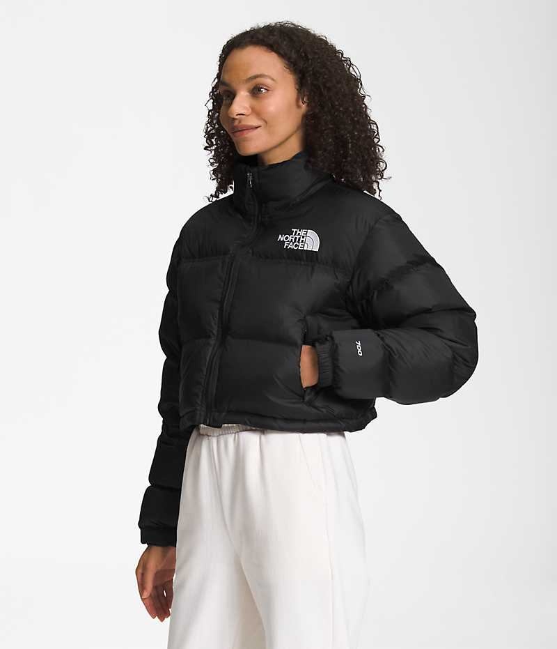 The North Face Nuptse Kısa Aşağı Ceket Kadın Siyah | ISTANBUL ENAY