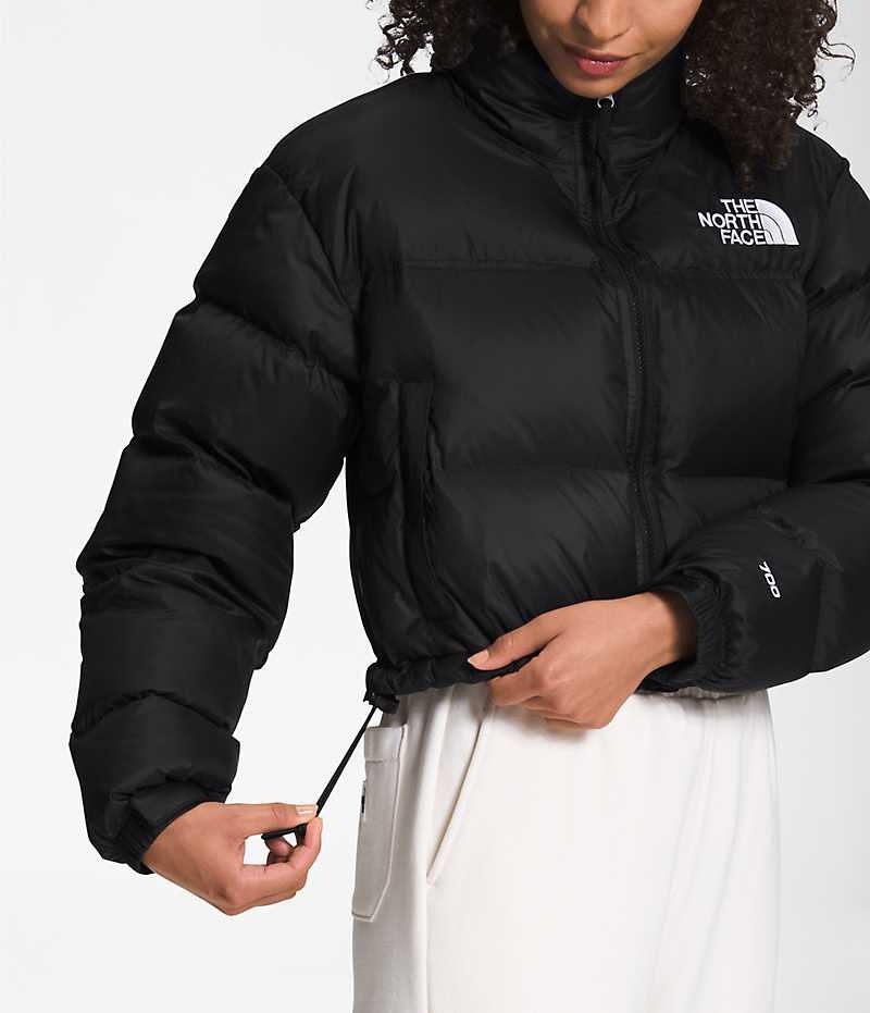 The North Face Nuptse Kısa Aşağı Ceket Kadın Siyah | ISTANBUL ENAY
