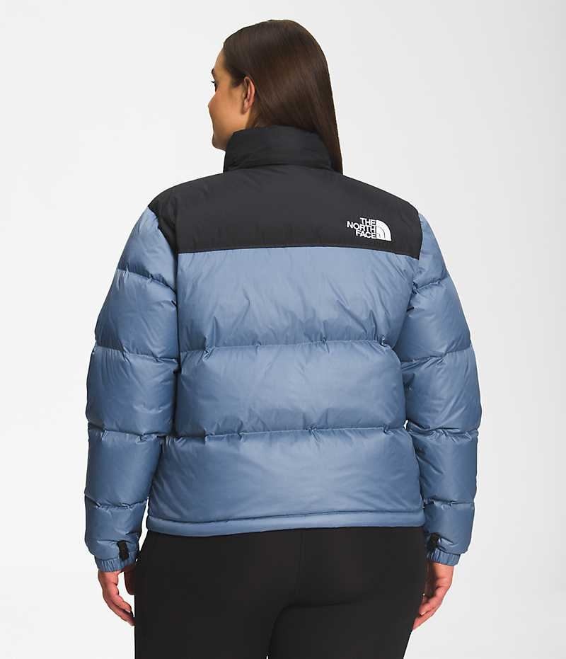The North Face Plus 1996 Retro Nuptse Aşağı Ceket Kadın Mavi | ISTANBUL FIPL