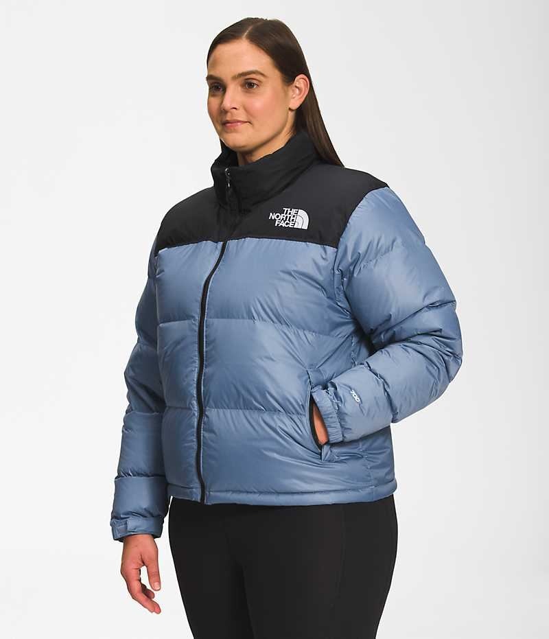 The North Face Plus 1996 Retro Nuptse Aşağı Ceket Kadın Mavi | ISTANBUL FIPL