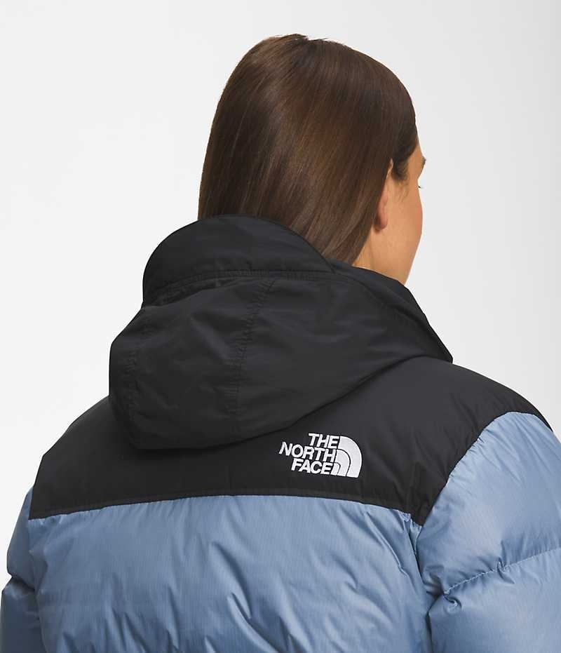 The North Face Plus 1996 Retro Nuptse Aşağı Ceket Kadın Mavi | ISTANBUL FIPL