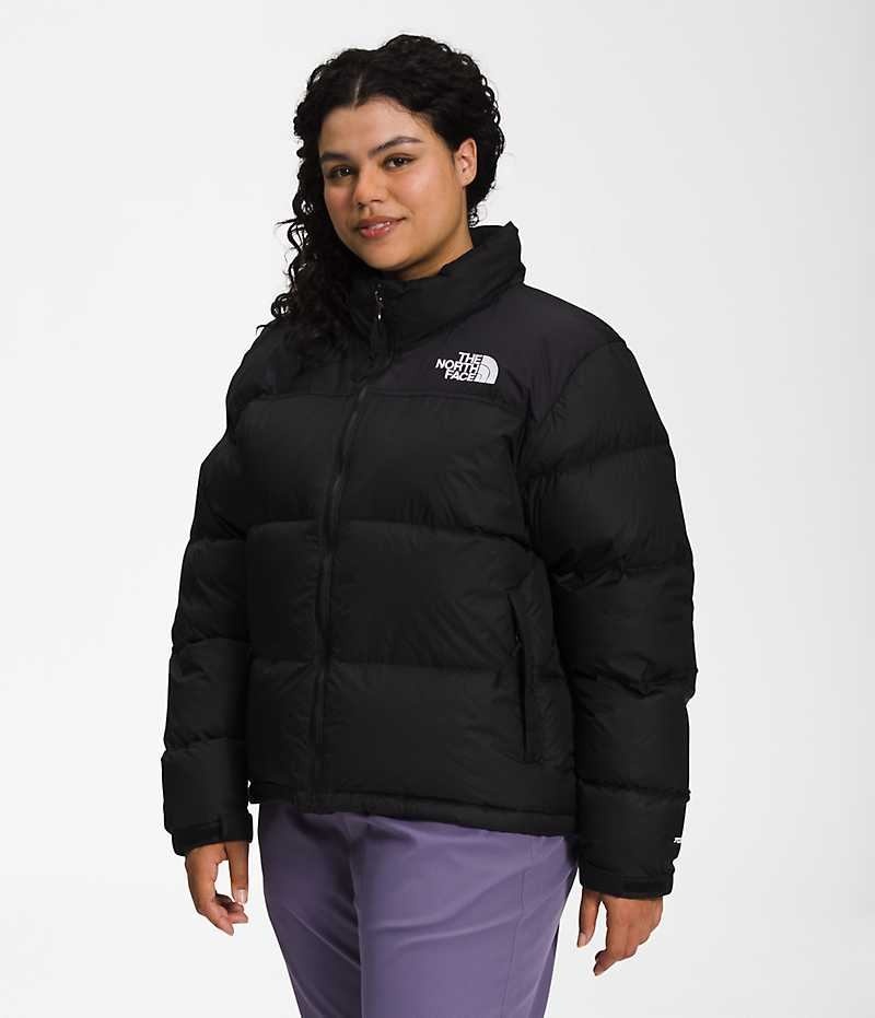The North Face Plus 1996 Retro Nuptse Aşağı Ceket Kadın Siyah | TÜRKIYE NKGV