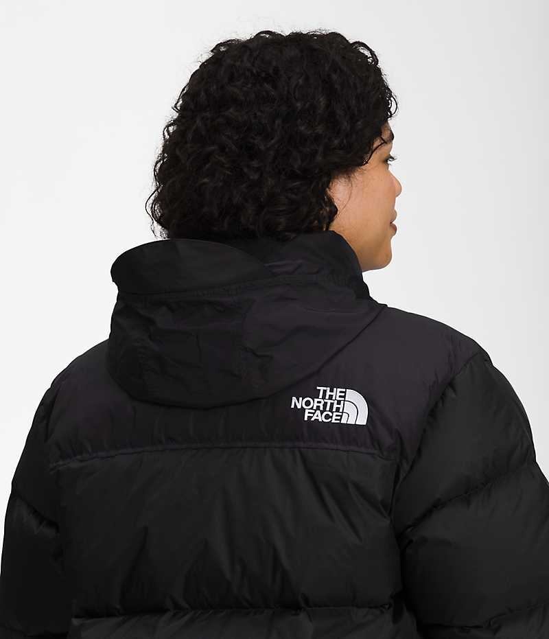 The North Face Plus 1996 Retro Nuptse Aşağı Ceket Kadın Siyah | TÜRKIYE NKGV