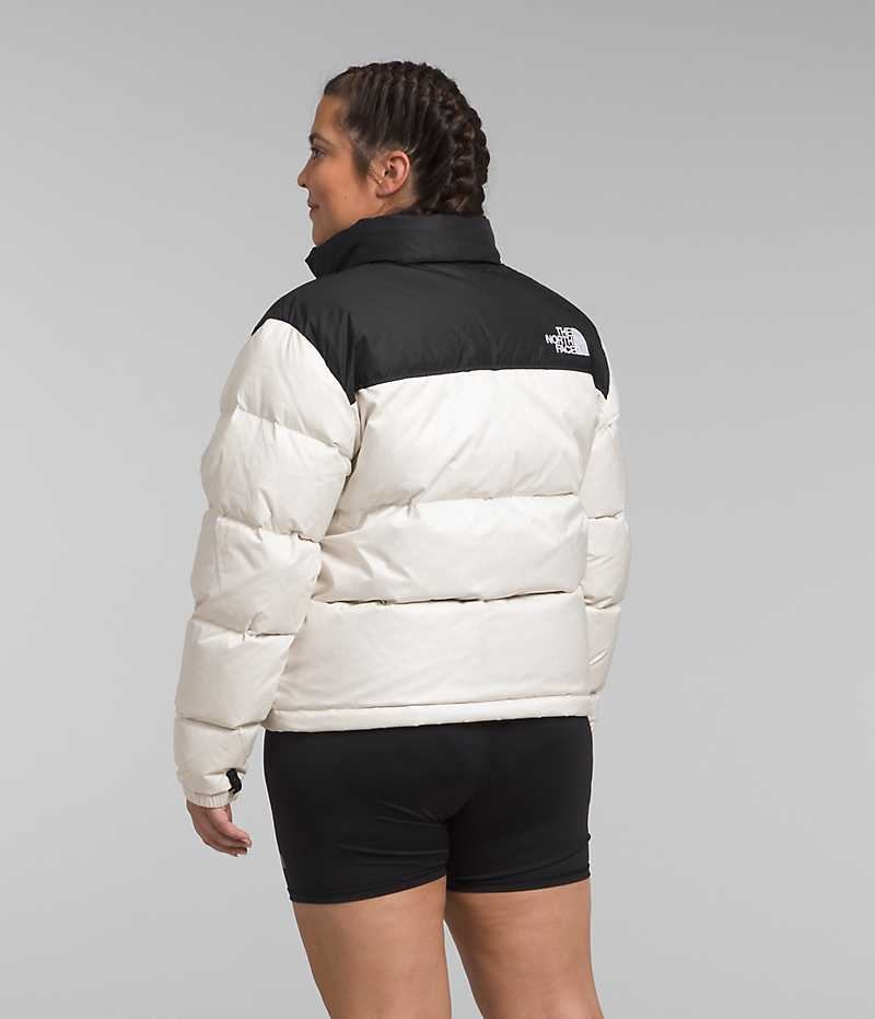 The North Face Plus 1996 Retro Nuptse Aşağı Ceket Kadın Beyaz | TÜRKIYE UYAW