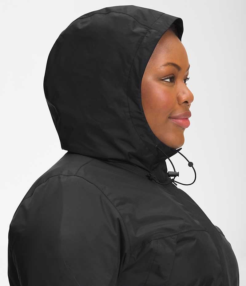 The North Face Plus Antora Yağmurluk Kadın Siyah | ISTANBUL ZEOX