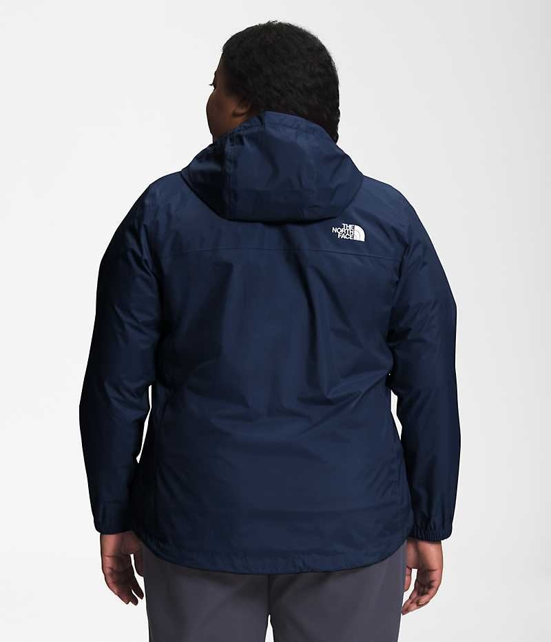 The North Face Plus Antora Yağmurluk Kadın Lacivert | TÜRKIYE KACS