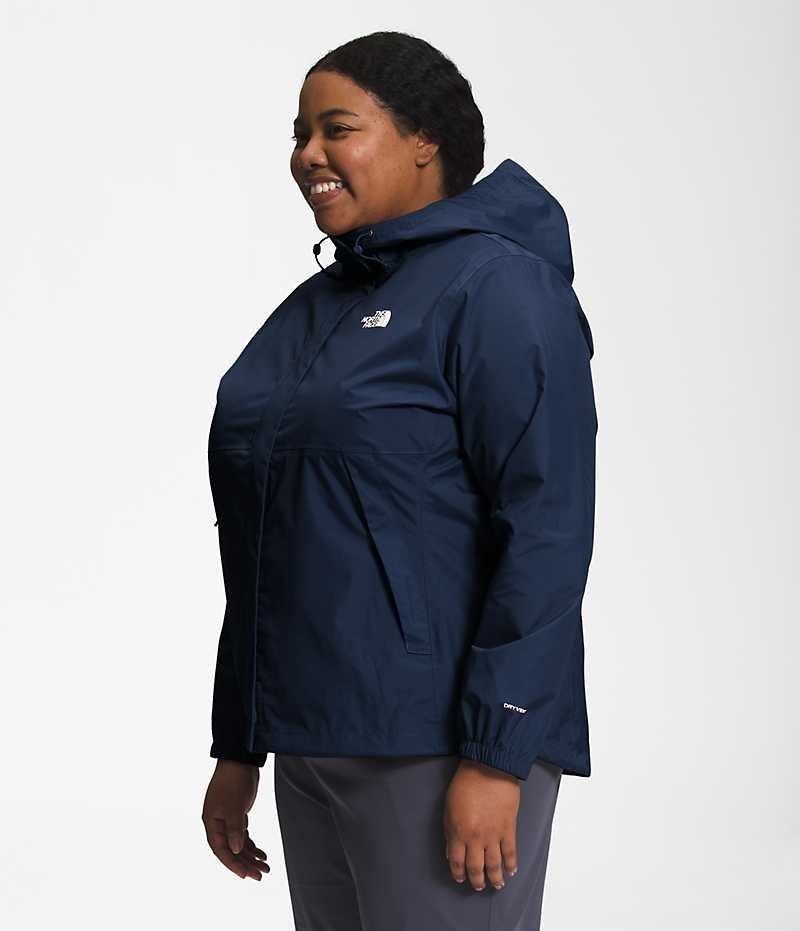 The North Face Plus Antora Yağmurluk Kadın Lacivert | TÜRKIYE KACS