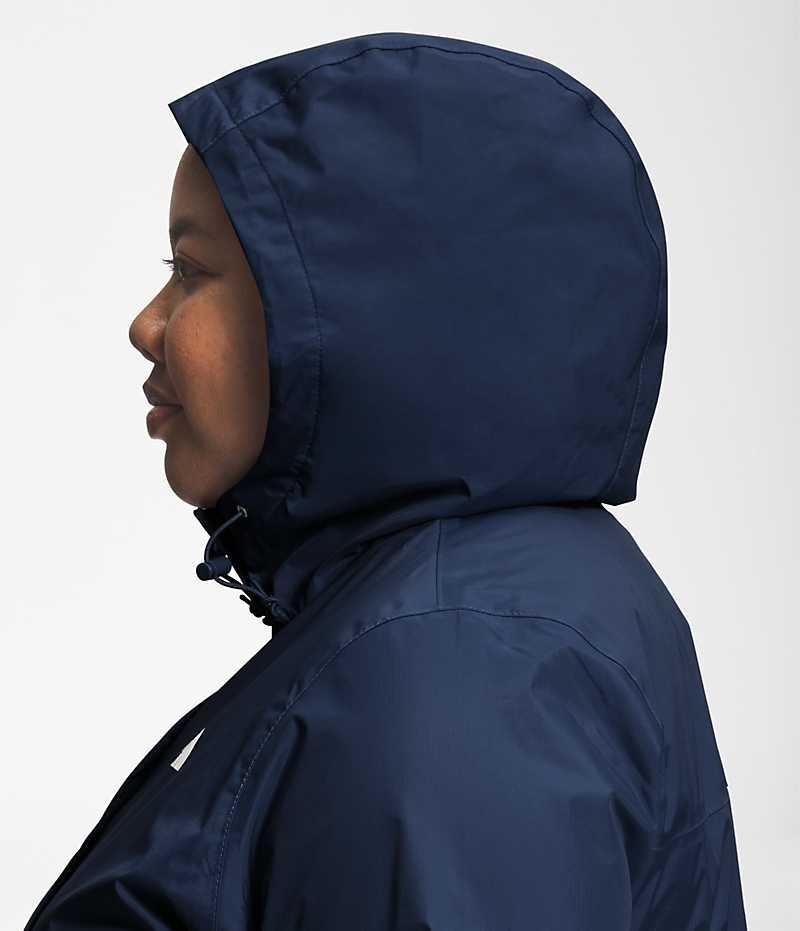 The North Face Plus Antora Yağmurluk Kadın Lacivert | TÜRKIYE KACS