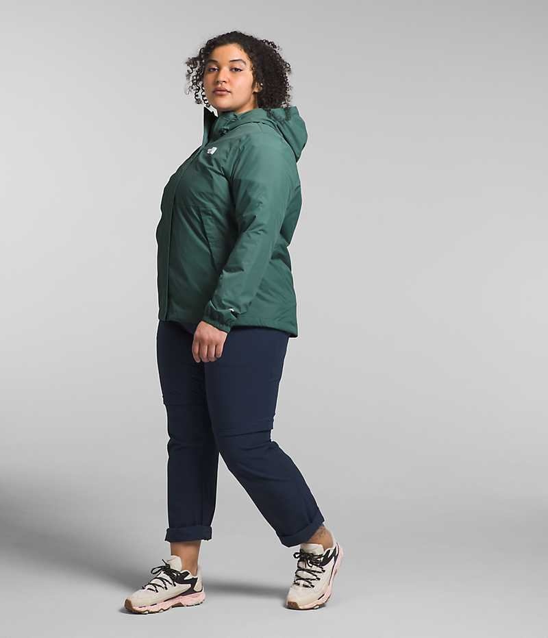 The North Face Plus Antora Yağmurluk Kadın Yeşil | TÜRKIYE HZQX