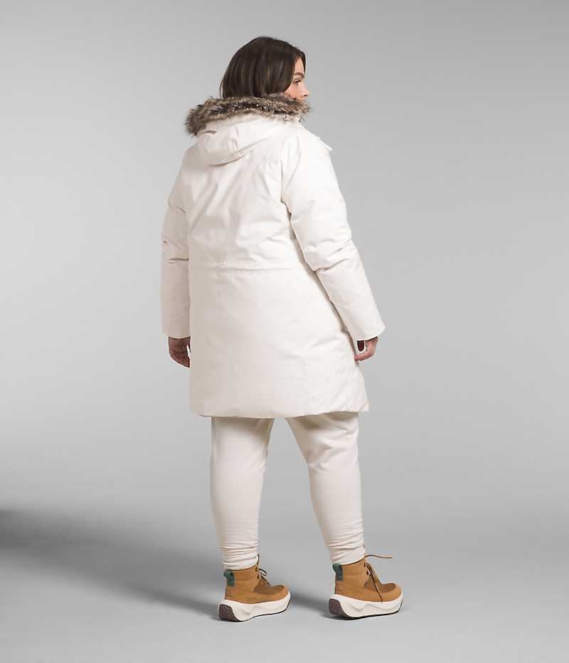 The North Face Plus Arctic Parka Kadın Beyaz | TÜRKIYE QUNW