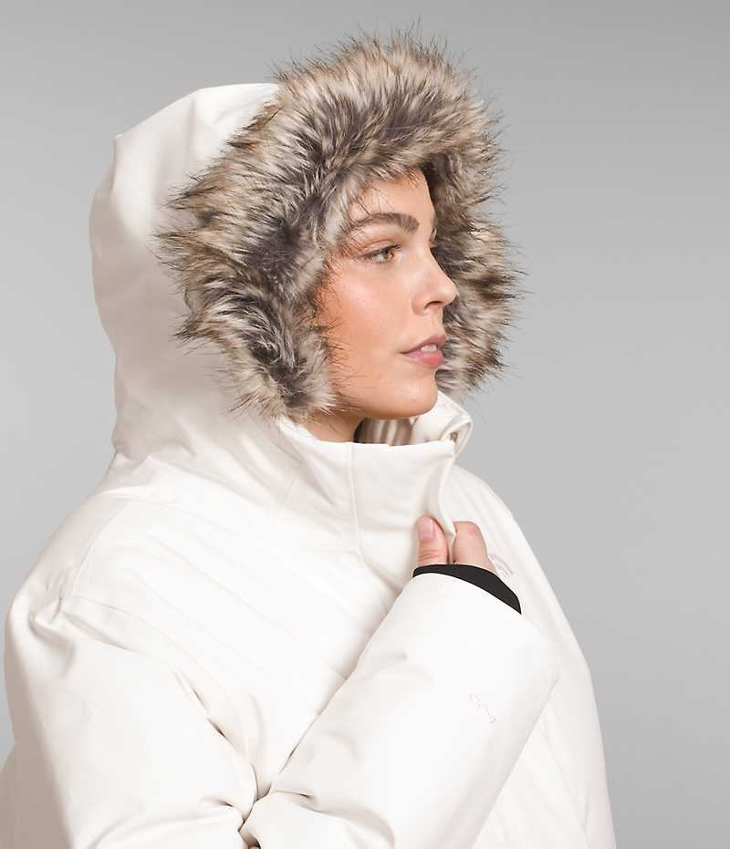 The North Face Plus Arctic Parka Kadın Beyaz | TÜRKIYE QUNW