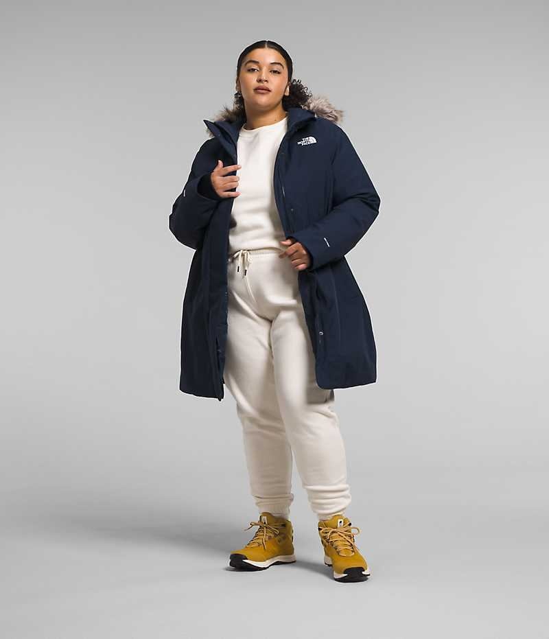 The North Face Plus Arctic Parka Kadın Lacivert | ISTANBUL KPCY