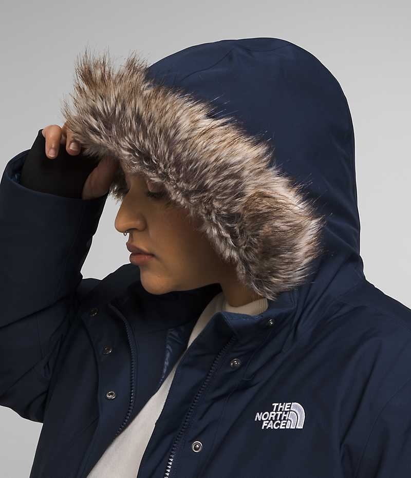 The North Face Plus Arctic Parka Kadın Lacivert | ISTANBUL KPCY