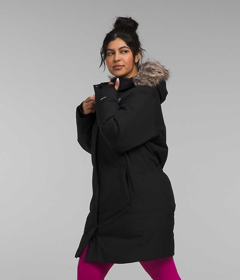 The North Face Plus Arctic Parka Kadın Siyah | TÜRKIYE SCYW