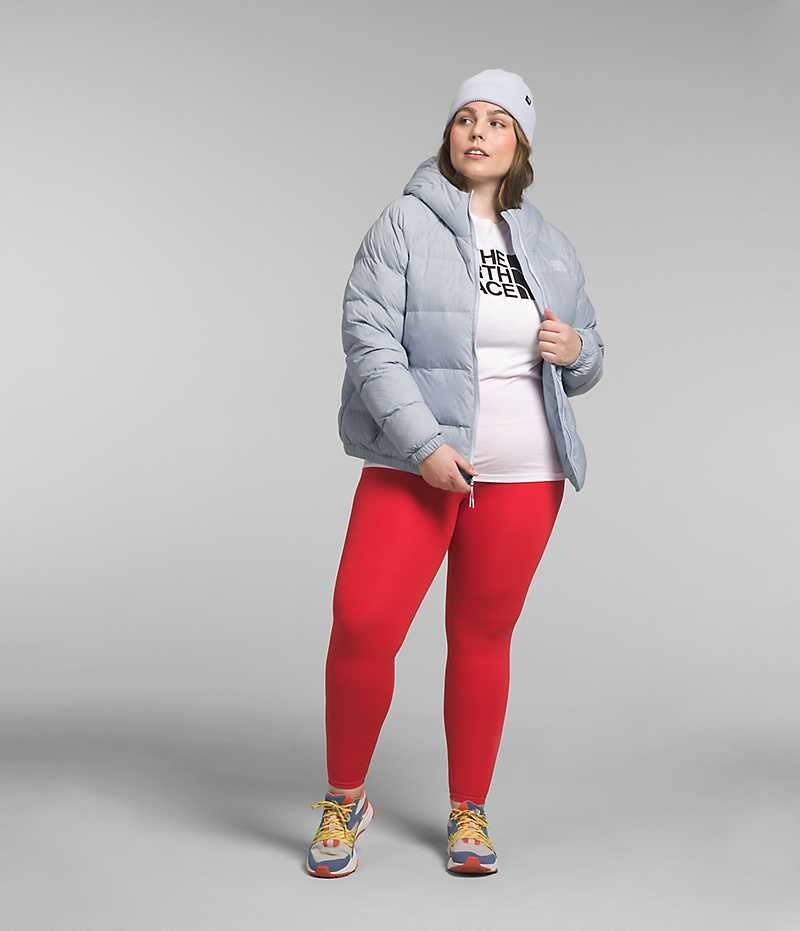The North Face Plus Hydrenalite™ Hoodie Aşağı Ceket Kadın Gri | TÜRKIYE VSJW