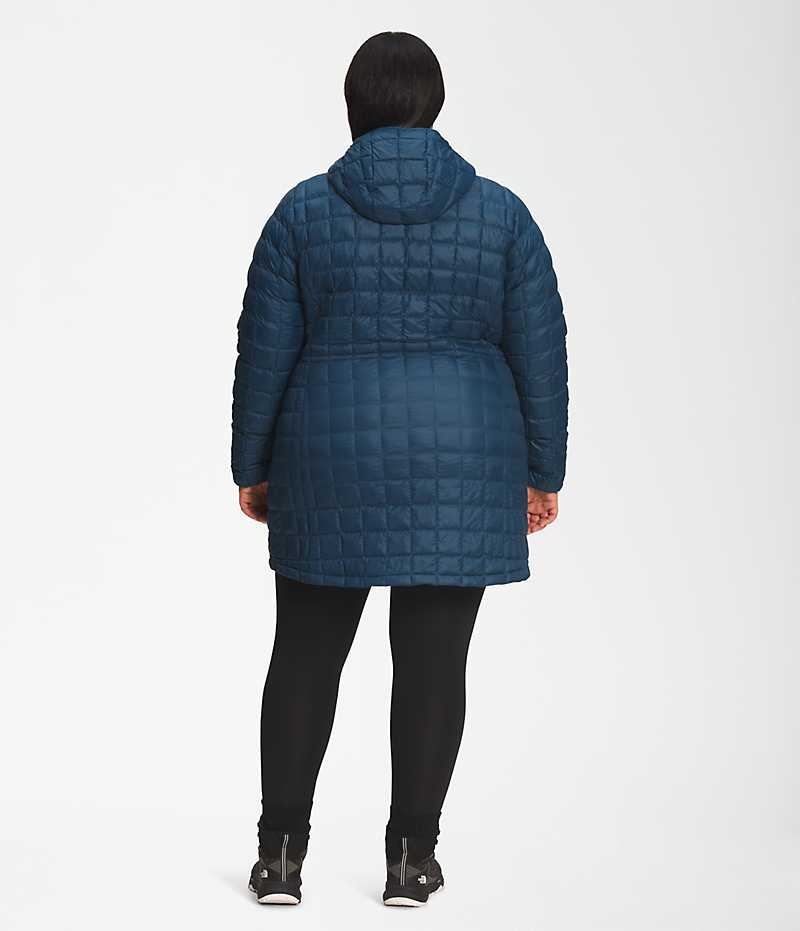 The North Face Plus ThermoBall™ Eco Parka Kadın Mavi | TÜRKIYE SLFA