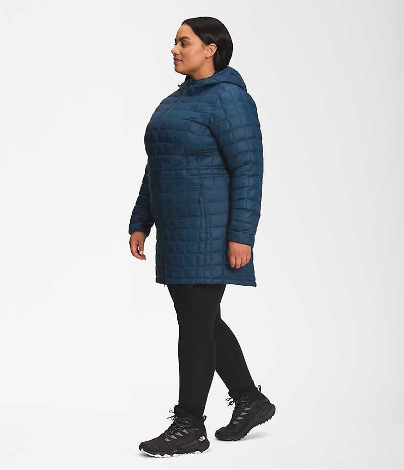 The North Face Plus ThermoBall™ Eco Parka Kadın Mavi | TÜRKIYE SLFA