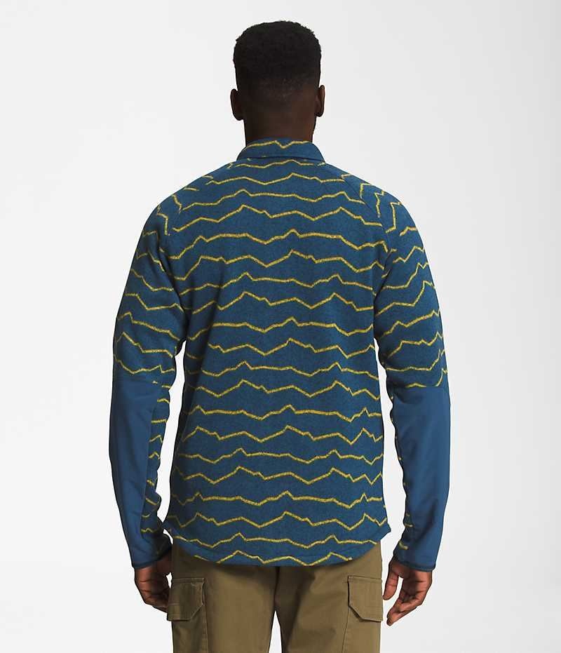 The North Face Printed Gordon Lyons Shacket Gömlek Erkek Mavi | ISTANBUL DLNR