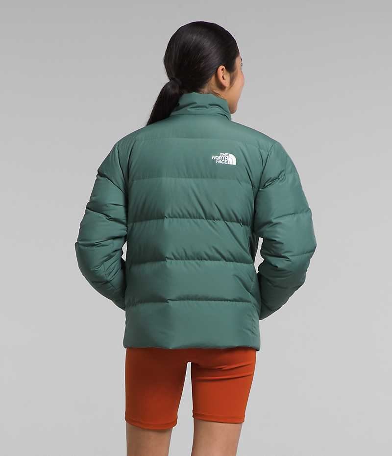 The North Face Reversible North Aşağı Ceket Kiz Çocuk Yeşil | TÜRKIYE MZFQ