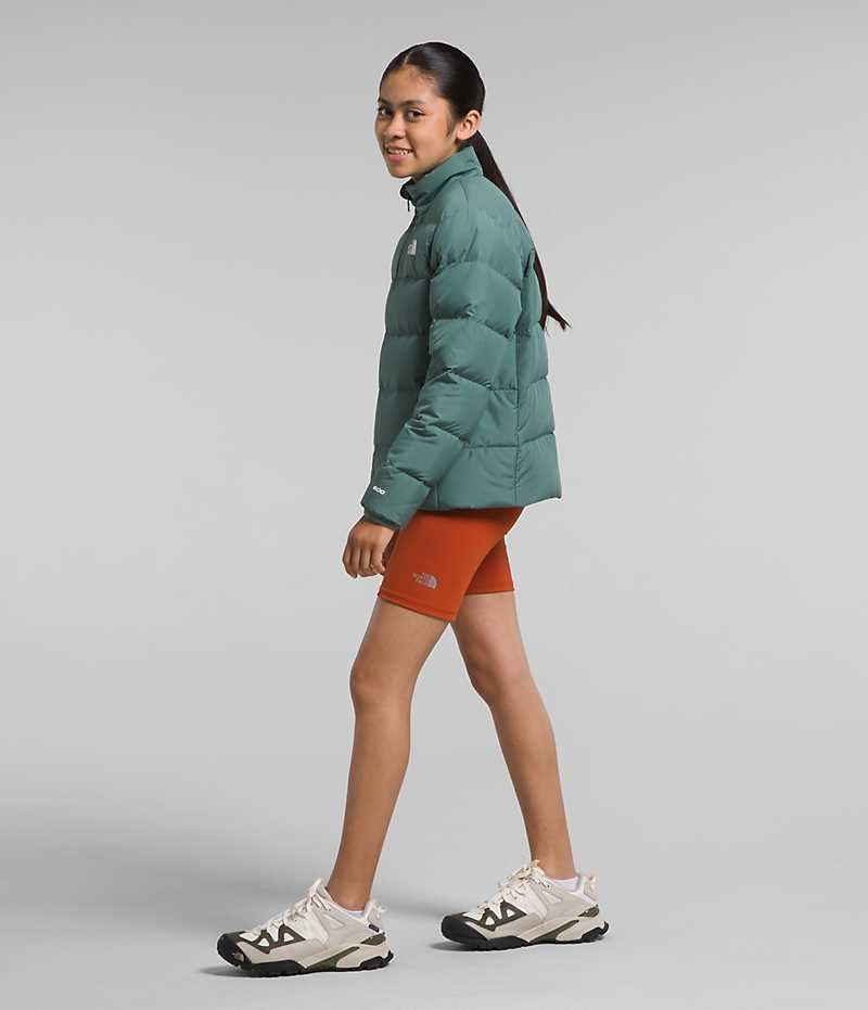 The North Face Reversible North Aşağı Ceket Kiz Çocuk Yeşil | TÜRKIYE MZFQ