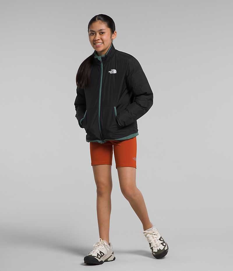 The North Face Reversible North Aşağı Ceket Kiz Çocuk Yeşil | TÜRKIYE MZFQ