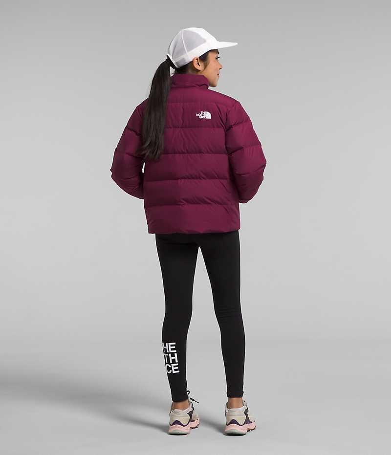 The North Face Reversible North Aşağı Ceket Kiz Çocuk Bordo | TÜRKIYE QDNA