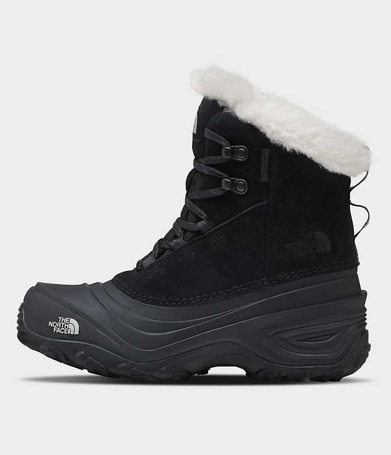 The North Face Shellista V Dantel Su Geçirmez Kışlık Bot Erkek Çocuk Siyah | TÜRKIYE VSMF