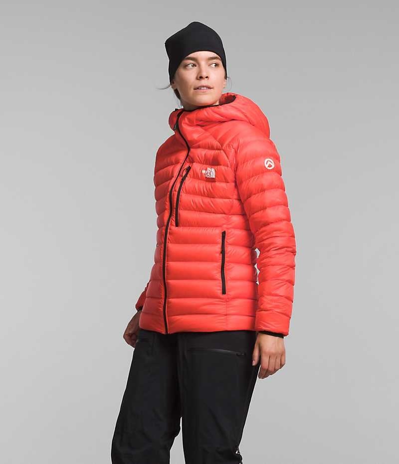 The North Face Summit Series Breithorn Hoodie Aşağı Ceket Kadın Turuncu | TÜRKIYE NQFD