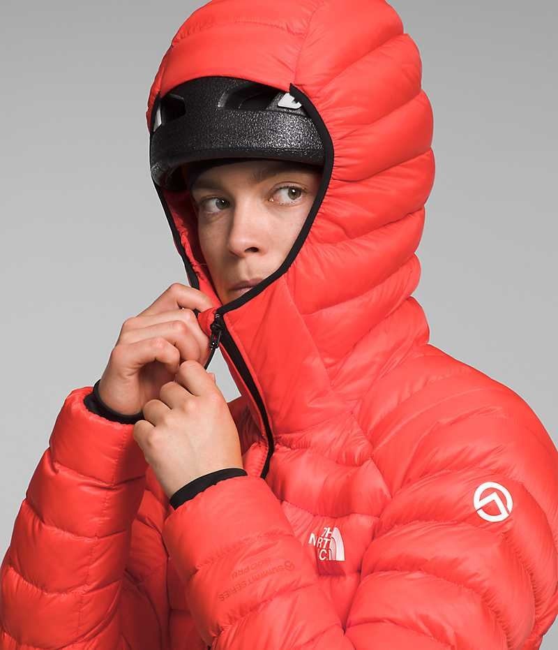 The North Face Summit Series Breithorn Hoodie Aşağı Ceket Kadın Turuncu | TÜRKIYE NQFD