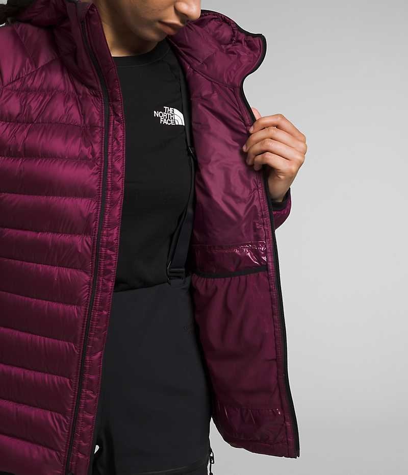 The North Face Summit Series Breithorn Hoodie Aşağı Ceket Kadın Bordo | TÜRKIYE XOQC