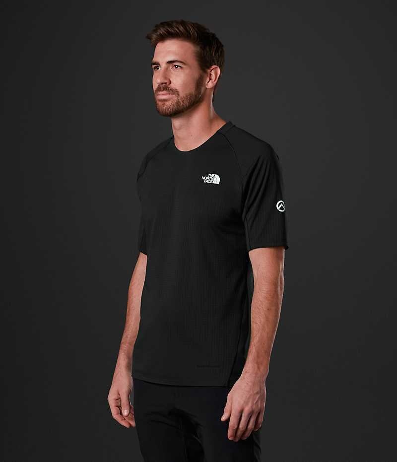 The North Face Summit Series Crevasse Kısa Sleeve Tişört Erkek Siyah | TÜRKIYE VIDN