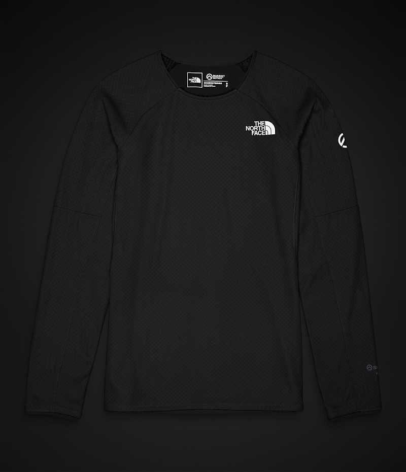 The North Face Summit Series FUTUREFLEECE™ Crew Sweatshirt Kadın Siyah | TÜRKIYE ZXGL