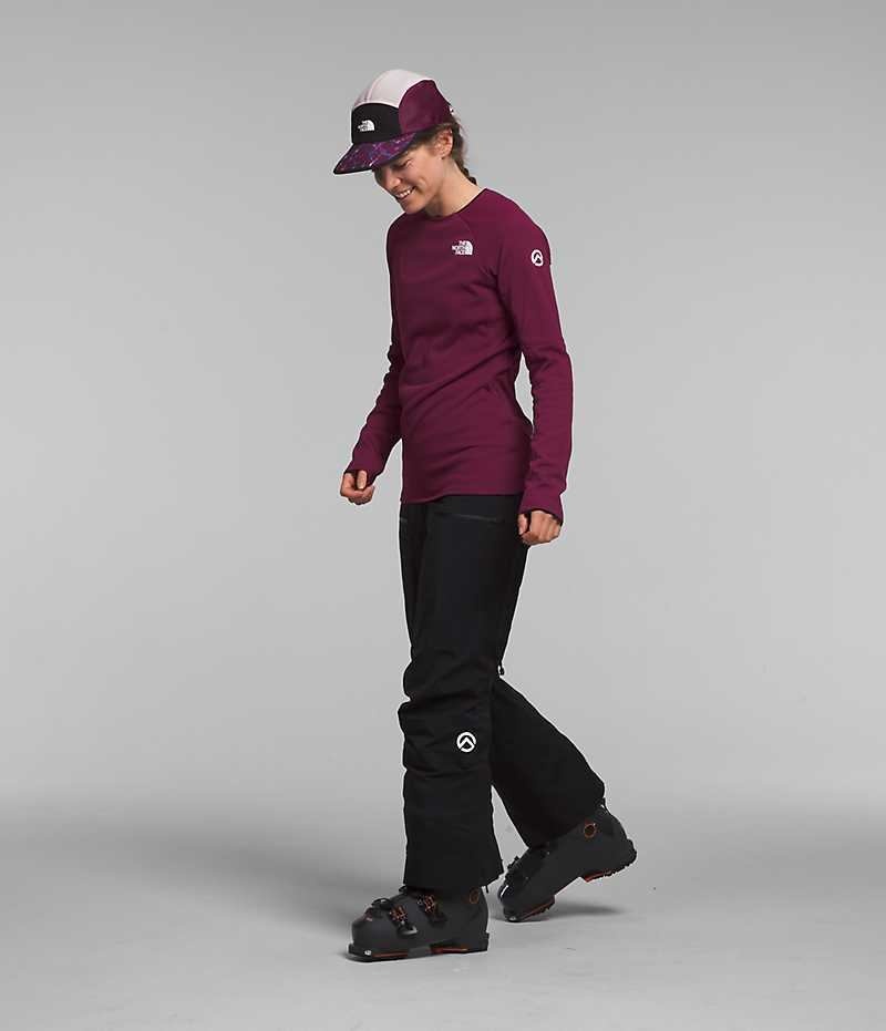The North Face Summit Series FUTUREFLEECE™ Crew Sweatshirt Kadın Bordo | ISTANBUL CMJX