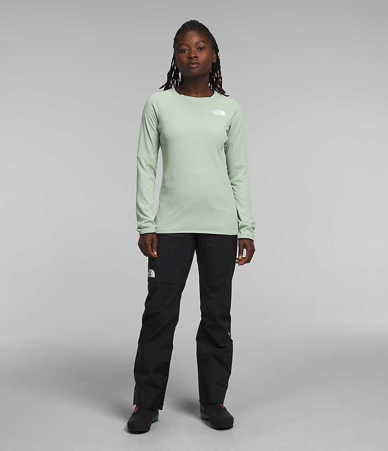 The North Face Summit Series FUTUREFLEECE™ Crew Sweatshirt Kadın Nane | TÜRKIYE BZVN
