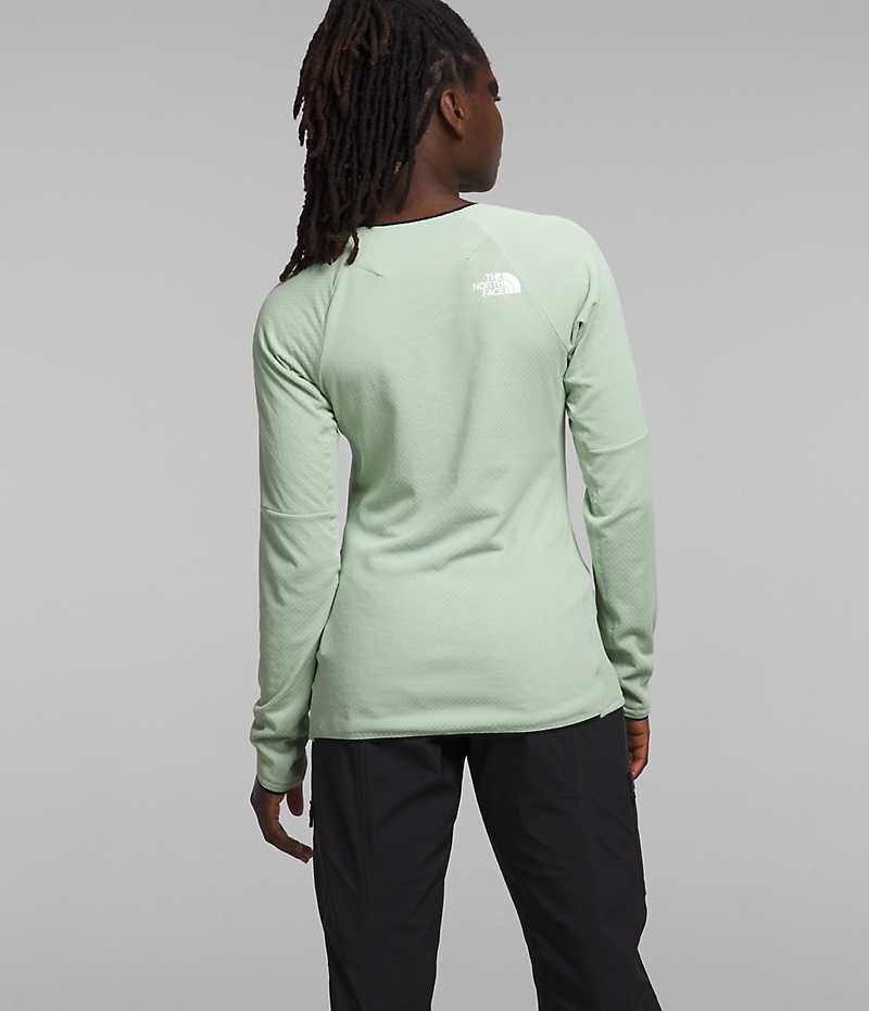 The North Face Summit Series FUTUREFLEECE™ Crew Sweatshirt Kadın Nane | TÜRKIYE BZVN