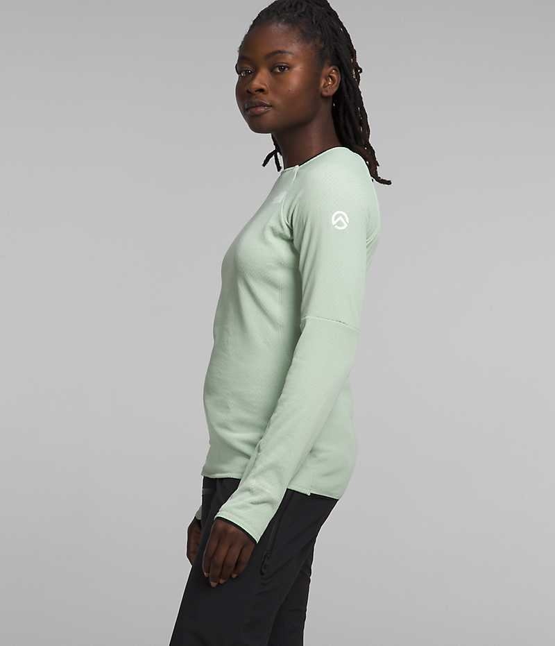 The North Face Summit Series FUTUREFLEECE™ Crew Sweatshirt Kadın Nane | TÜRKIYE BZVN