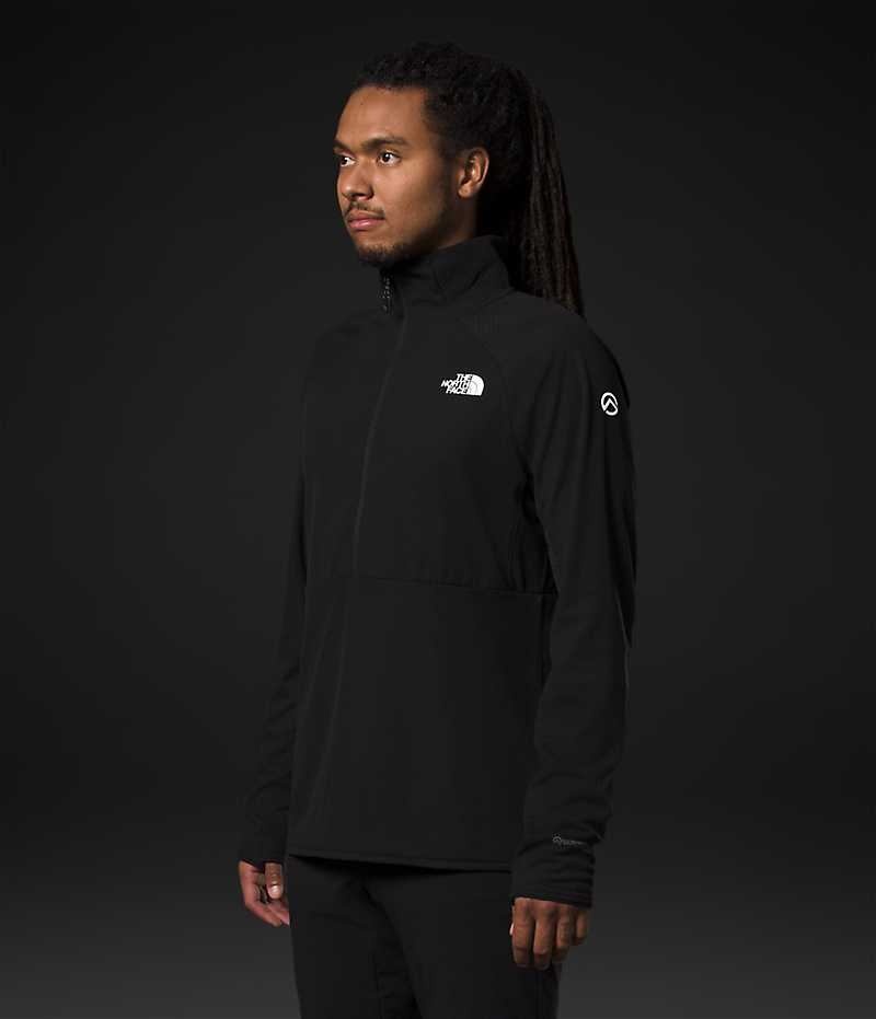 The North Face Summit Series FUTUREFLEECE™ LT ½-Zip Sweatshirt Erkek Siyah | ISTANBUL MPYO