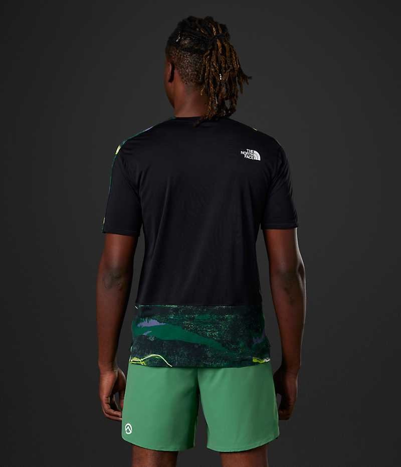 The North Face Summit Series High Yürüyüş Run Kısa Sleeve Tişört Erkek Renkli | TÜRKIYE OSXJ