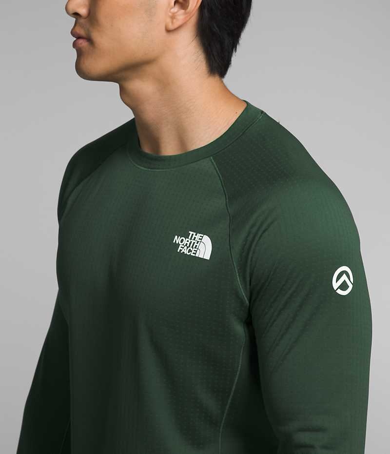 The North Face Summit Series Pro 120 Crew Sweatshirt Erkek Yeşil | ISTANBUL WZDP