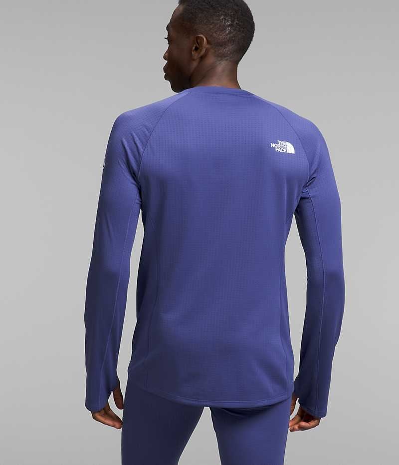 The North Face Summit Series Pro 120 Crew Sweatshirt Erkek Mavi | TÜRKIYE ARPH