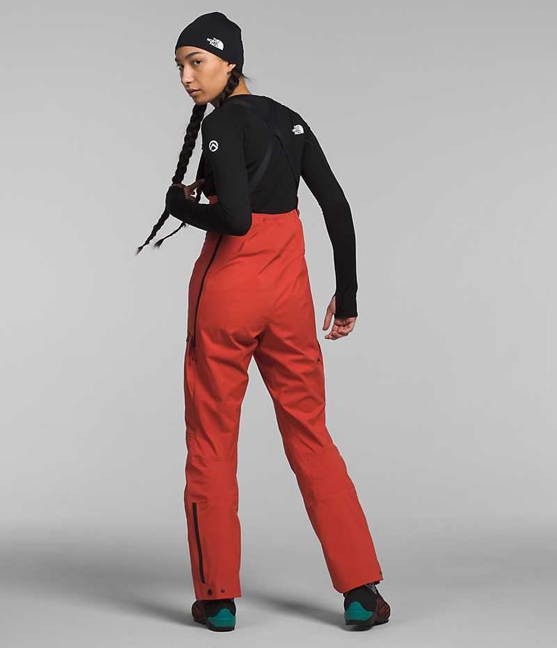 The North Face Summit Series Pumori GTX Pro Bib Pantolon Kadın Kırmızı | TÜRKIYE RKEY