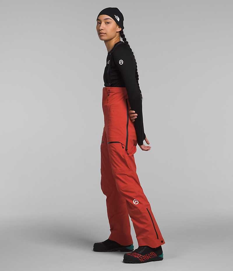 The North Face Summit Series Pumori GTX Pro Bib Pantolon Kadın Kırmızı | TÜRKIYE RKEY